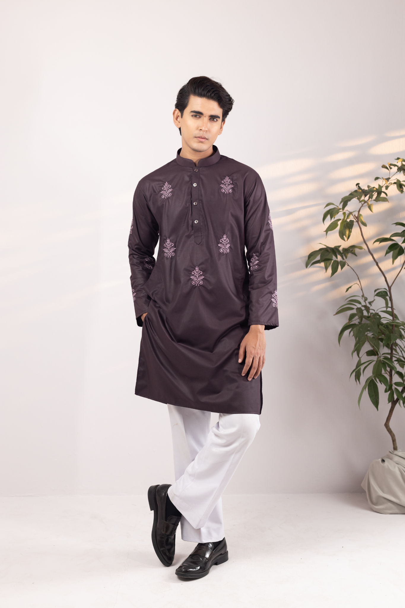 Ayaan Collection By Cottonoid- Deep Violet