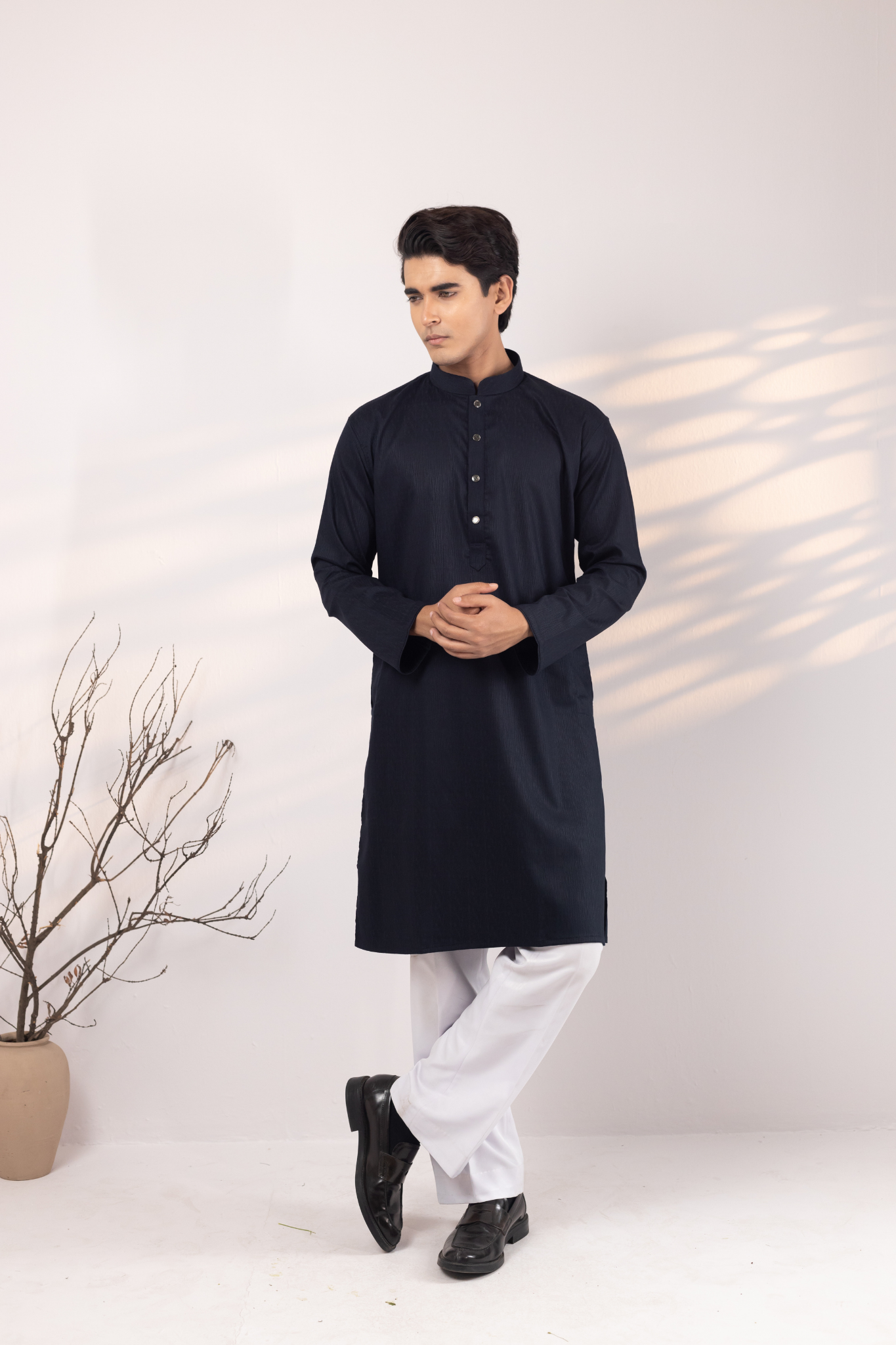 Ayaan Collection By Cottonoid- Dark Navy