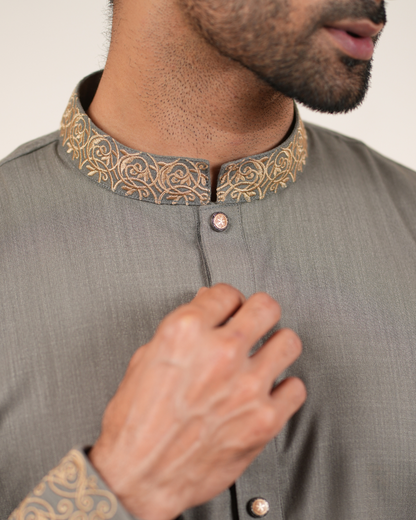 Ruqayyah Collection By Cottonoid- Royal Grayish Brown