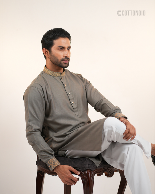 Ruqayyah Collection By Cottonoid- Royal Grayish Brown