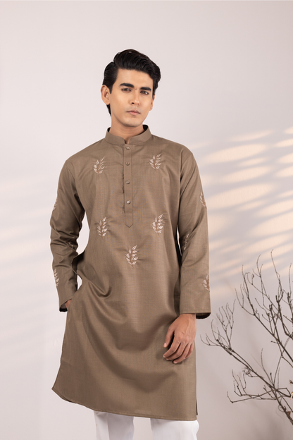 Ayaan Collection By Cottonoid- Taupe