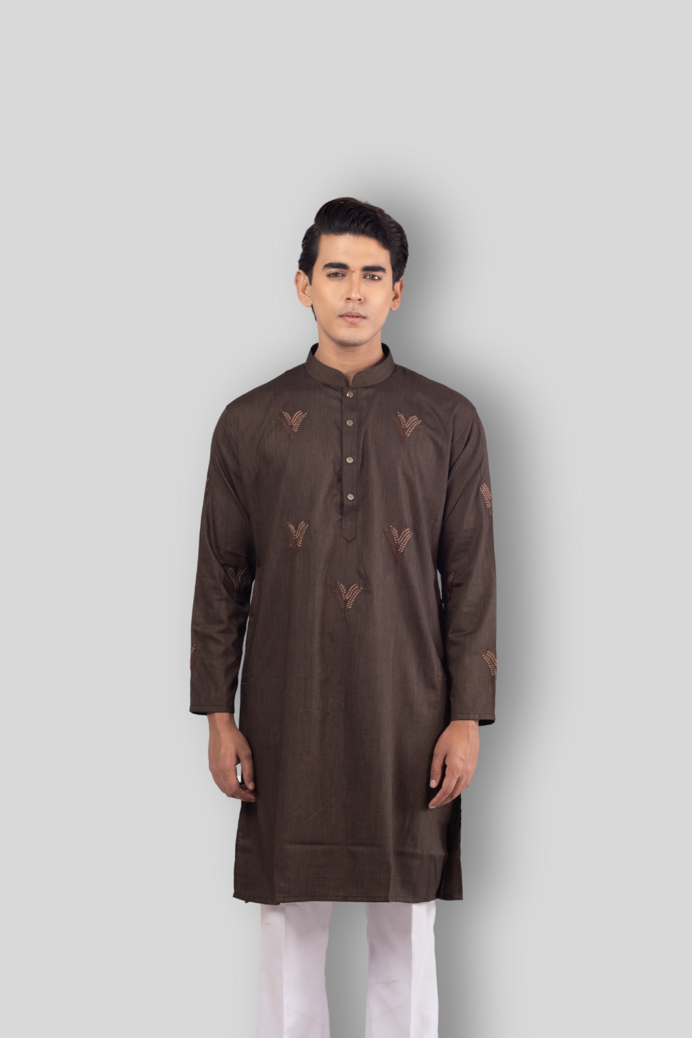 Ayaan Collection By Cottonoid- Chocolate Brown