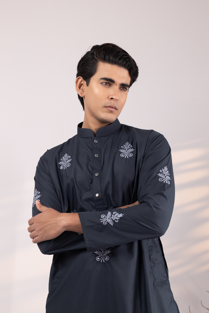 Ayaan Collection By Cottonoid- Velvet Indigo