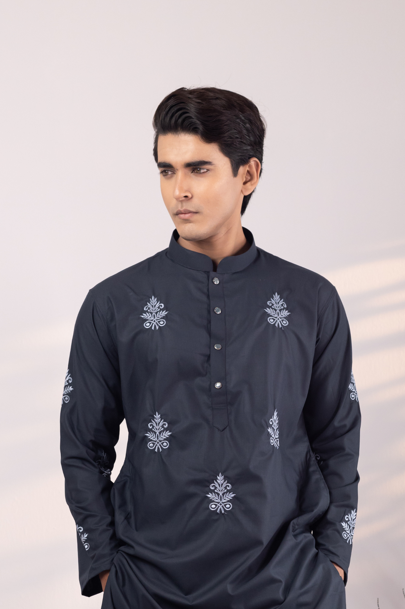Ayaan Collection By Cottonoid- Velvet Indigo