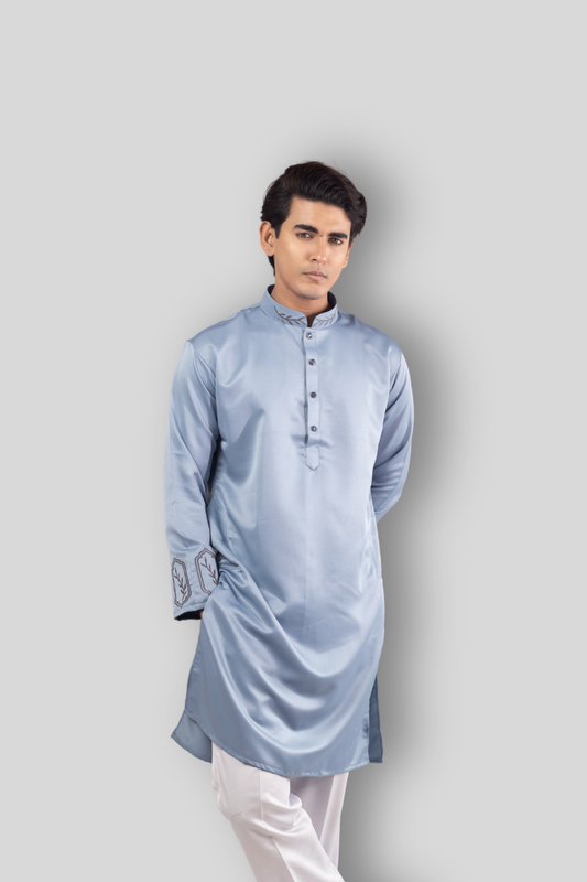 Ayaan Collection By Cottonoid- Sky Blue