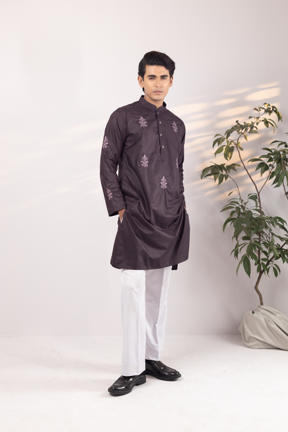 Ayaan Collection By Cottonoid- Deep Violet
