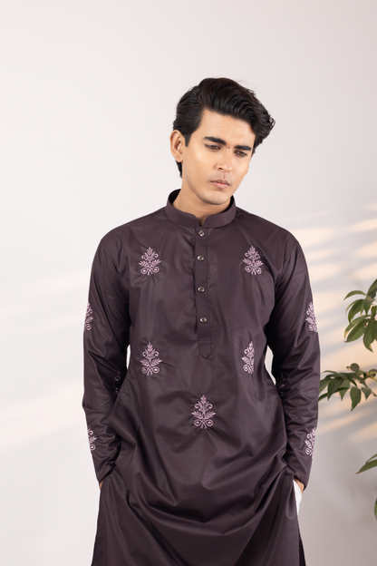 Ayaan Collection By Cottonoid- Deep Violet