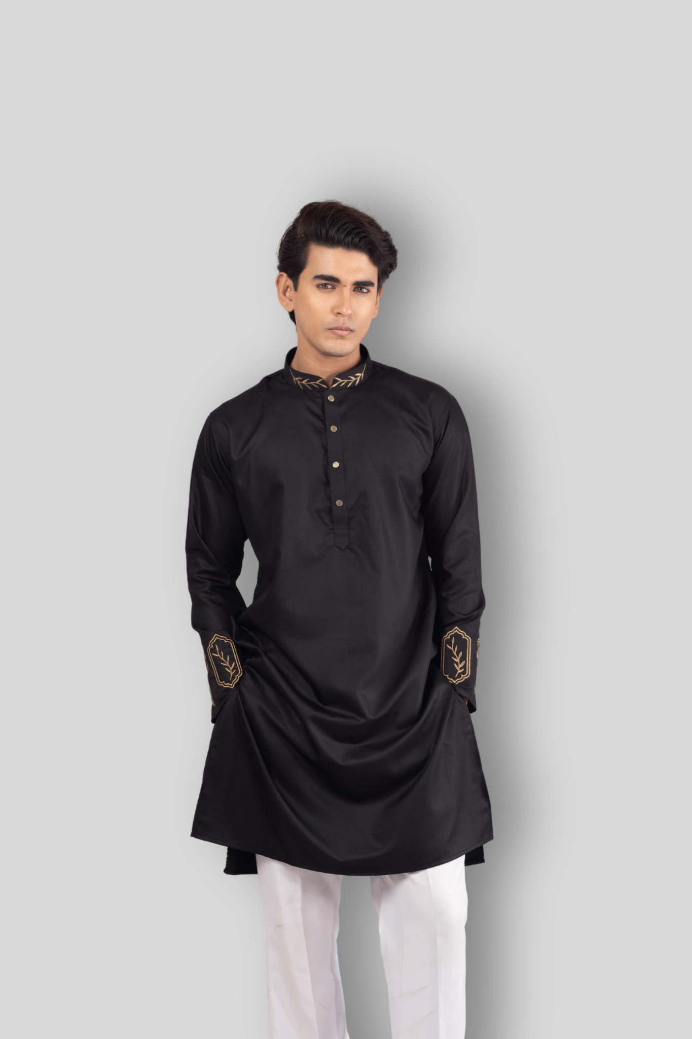 Ayaan Collection By Cottonoid- Jet Black
