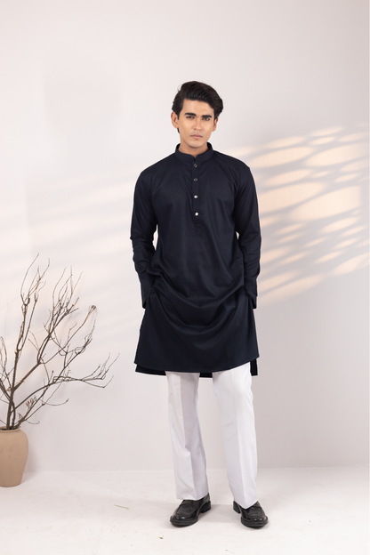 Ayaan Collection By Cottonoid- Dark Navy
