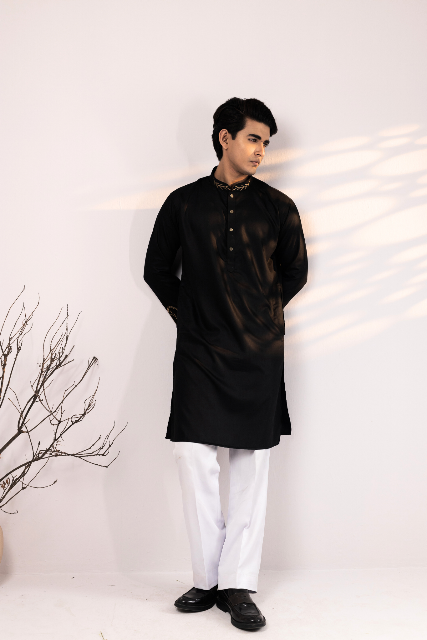 Ayaan Collection By Cottonoid- Jet Black