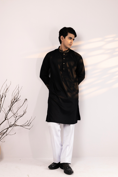 Ayaan Collection By Cottonoid- Jet Black