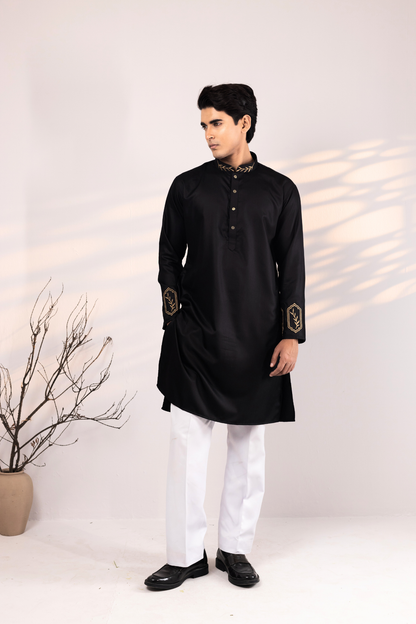 Ayaan Collection By Cottonoid- Jet Black
