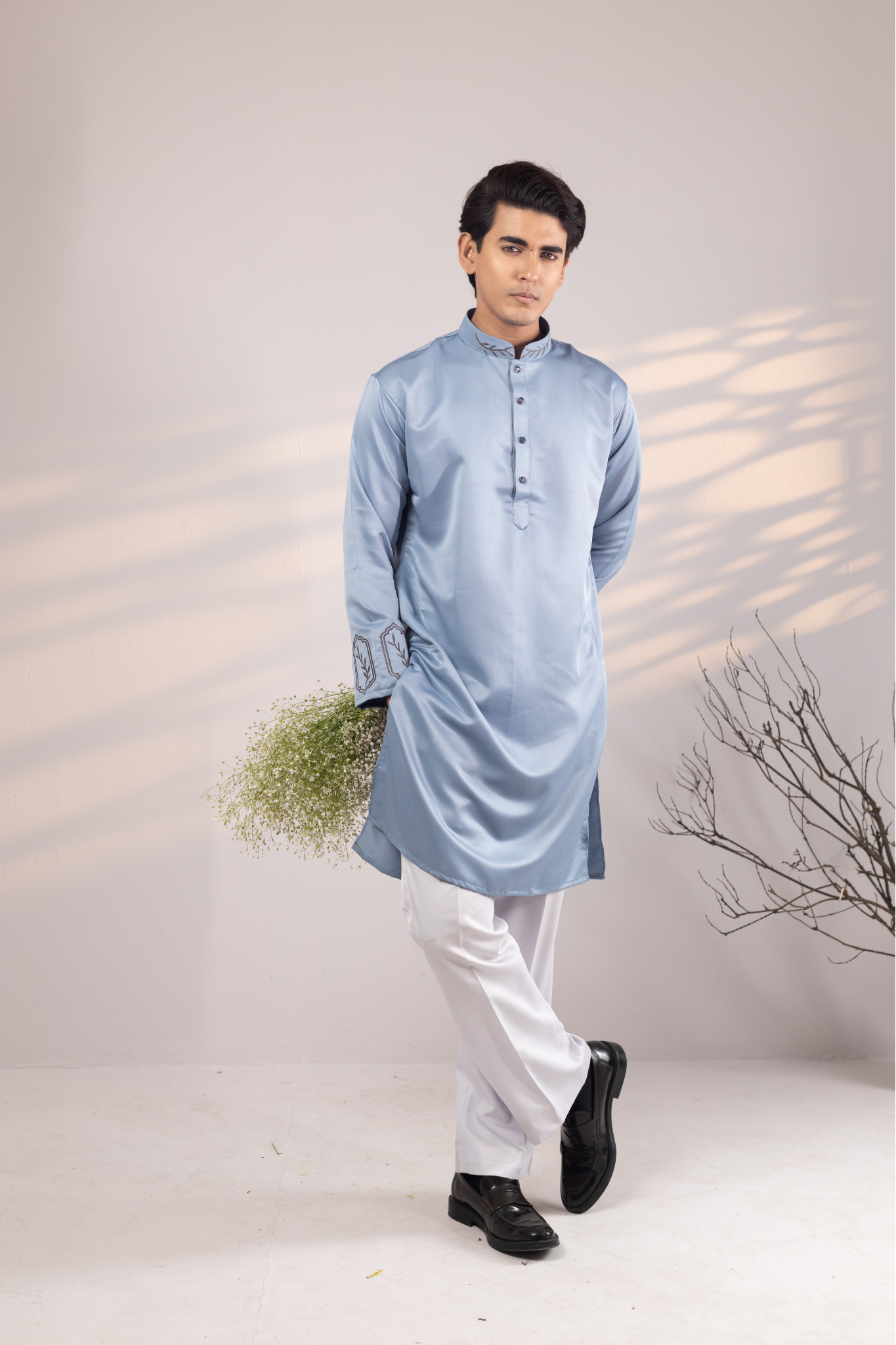 Ayaan Collection By Cottonoid- Sky Blue