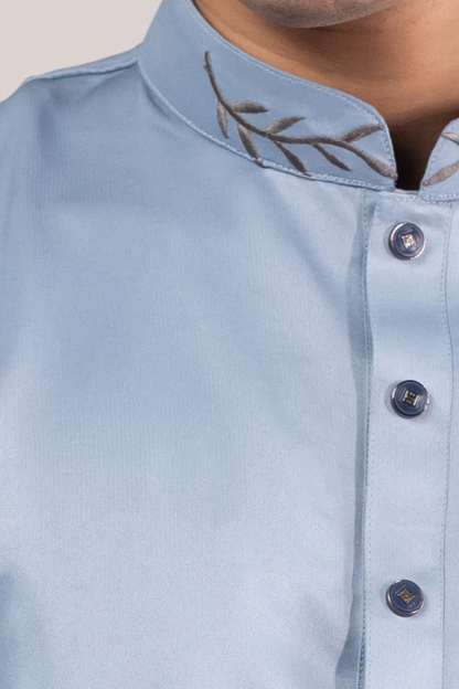 Ayaan Collection By Cottonoid- Sky Blue