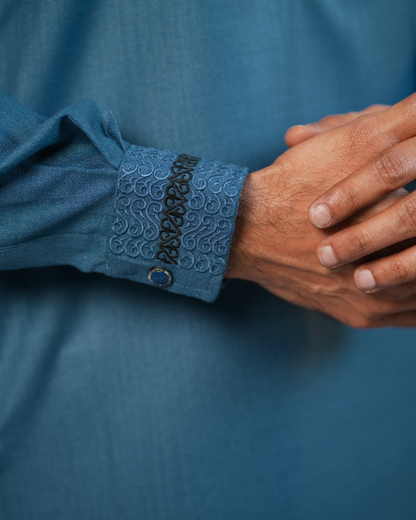 Ruqayyah Collection By Cottonoid-Muted Blue