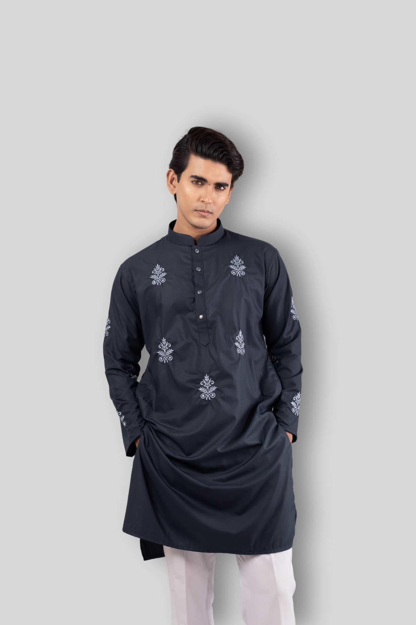 Ayaan Collection By Cottonoid- Velvet Indigo