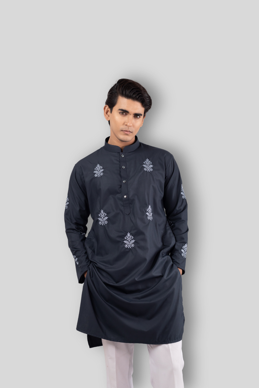 Ayaan Collection By Cottonoid- Velvet Indigo